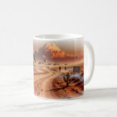 Mug de Mystère du Désert Folklore Dangereux (Devant droit)
