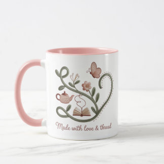 Mug de narration brodée