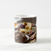 Mug de nature morte pour une dégustation de fromag (Centre)