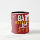 Mug de neige gaie - Étaler la chaleur hivernale (Centre)