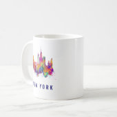 Mug de New York| Nyc Skyline Print Coffee Cup (Devant gauche)