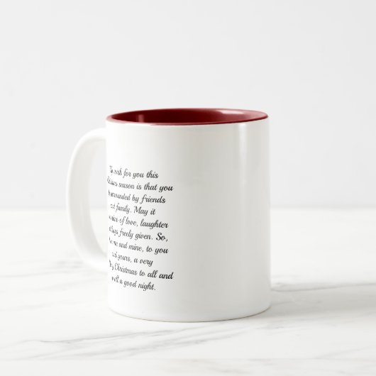 Mug de Noël (Devant gauche)