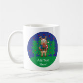 Mug de Noël 11 oz. Les cadeaux Reindeer Personnali (Gauche)