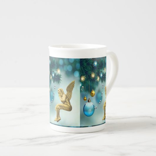 Mug de Noël, Ange de Noël, Joyeux Noël (Devant droit)