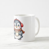 Mug de Noël au cacao chaud avec des cache-oreilles (Devant droit)
