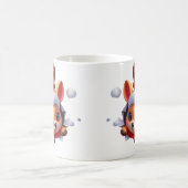 Mug de Noël au renne 3D – Fêtes de fin d'année fes (Centre)