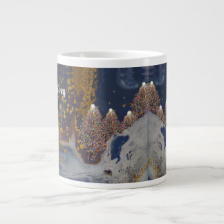 Mug de Noël aux arbres lits