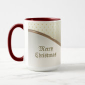 Mug de Noël aux clochettes dorées (Gauche)