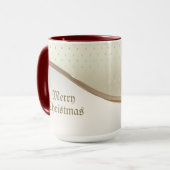 Mug de Noël aux clochettes dorées (Devant gauche)