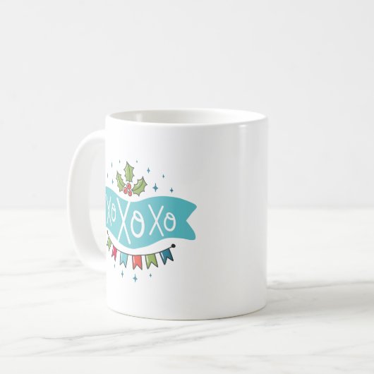 Mug de Noël avec 2 designs (Devant gauche)