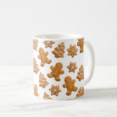 Mug de Noël avec biscuits au gingembre mignons (Devant droit)