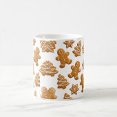 Mug de Noël avec biscuits au gingembre mignons (Centre)