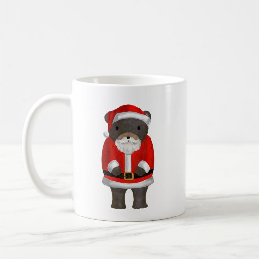 Mug de Noël avec l'ours du Père Noël (Gauche)