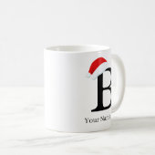 Mug de Noël "B" initial (Devant droit)