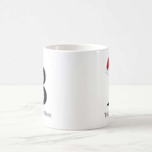 Mug de Noël "B" initial (Centre)