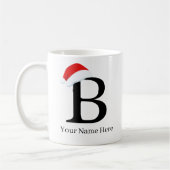 Mug de Noël "B" initial (Gauche)