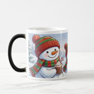 Mug de Noël Bonhomme de Neige Tasse Café Hiver