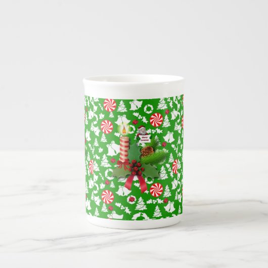 Mug de Noël, Bougie de Noël (Devant)