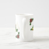 Mug de Noël, Bougie dorée de Noël (Dos)