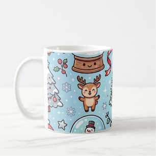 Mug de Noël Boule à Neige – Motif Hivernal Mignon