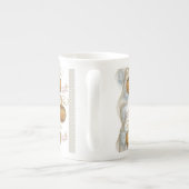 Mug de Noël, Boules Dorées (Dos)