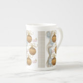 Mug de Noël, Boules Dorées (Devant droit)