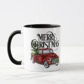 Mug de Noël Camion Rouge (Gauche)