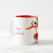 Mug de Noël Canard Animé (Devant gauche)
