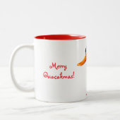 Mug de Noël Canard Animé (Gauche)
