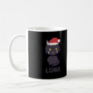 Mug de Noël Chat Noir Personnalisé