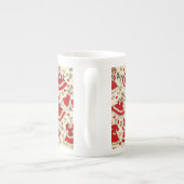 Mug de Noël, Chat Vintage (Dos)
