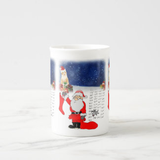 Mug de Noël, Chaton, Père Noël