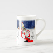 Mug de Noël, Chaton, Père Noël (Droite)
