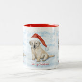 Mug de Noël Chiot (Centre)