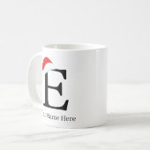Mug de Noël "D" initial (Devant gauche)