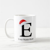 Mug de Noël "D" initial (Gauche)