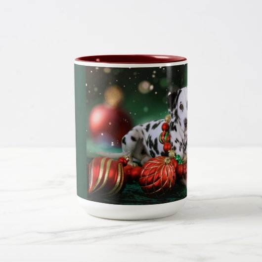 Mug de Noël dalmate (Centre)