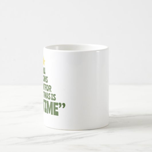 Mug de Noël de la voix de maman (Centre)