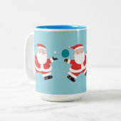 Mug de Noël de tennis de table (Devant gauche)