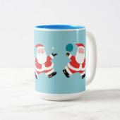 Mug de Noël de tennis de table (Devant droit)