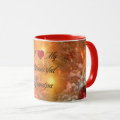 Mug de Noël d'or pour grand-père (Devant droit)