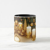 Mug de Noël doré pour les Fêtes (Centre)