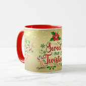 Mug de Noël doux mais tordu (Devant gauche)