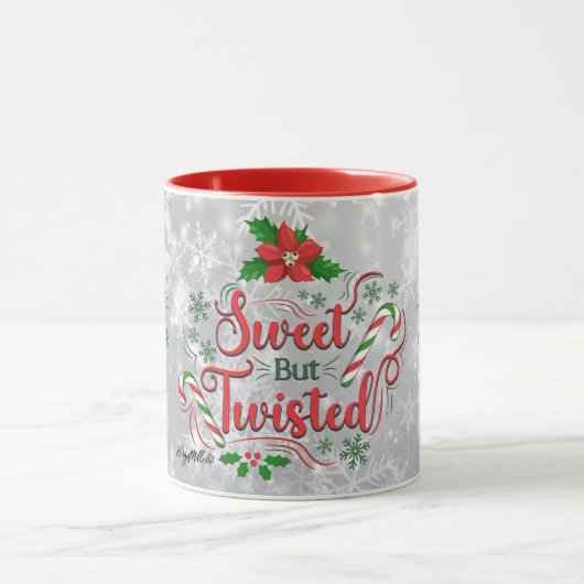 Mug de Noël doux mais tordu (Centre)