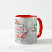 Mug de Noël doux mais tordu (Devant droit)