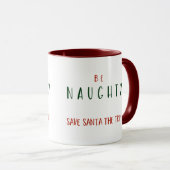 Mug de Noël drôle (Devant droit)