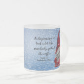 Mug de Noël drôle avec des pointes de café (Devant droit)
