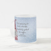 Mug de Noël drôle avec des pointes de café (Devant gauche)