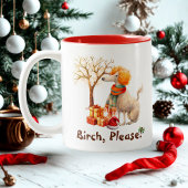 Mug de Noël drôle de caniche – S'il vous plaît Bir
