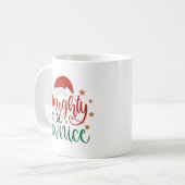 Mug de Noël drôle Naughty Is New Nice (Devant gauche)